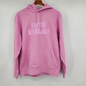 Kiko Milano PR Influencer I'm So Kissable Graphic Promo Hoodie Pink Organic Med